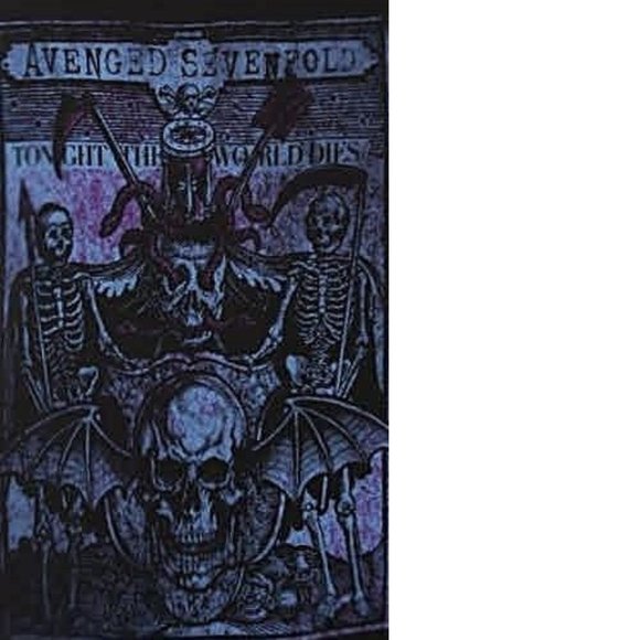 Avenged Sevenfold Tonight The World Dies metal rock Official T-Shirt S big NWT - Picture 2 of 3